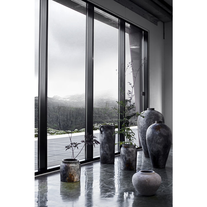 Echo kruka i terrakotta, Grå – Muubs