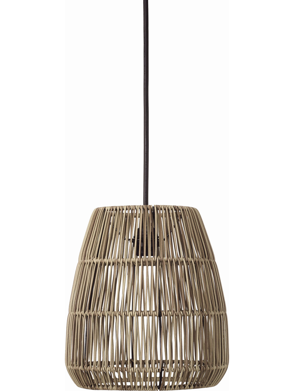 Saigon utomhustaklampa Ø28 cm, natur/grå polyrotting