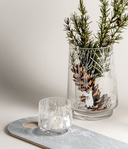 Moomin ljuslykta/vas 20 cm, In the Woods