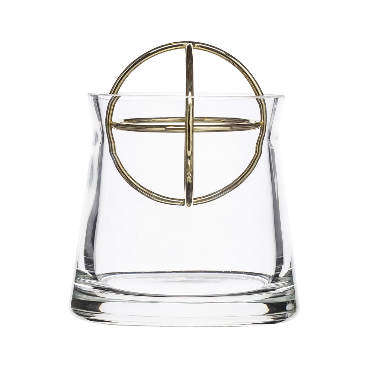 Sphere vas small, Guldpläterad