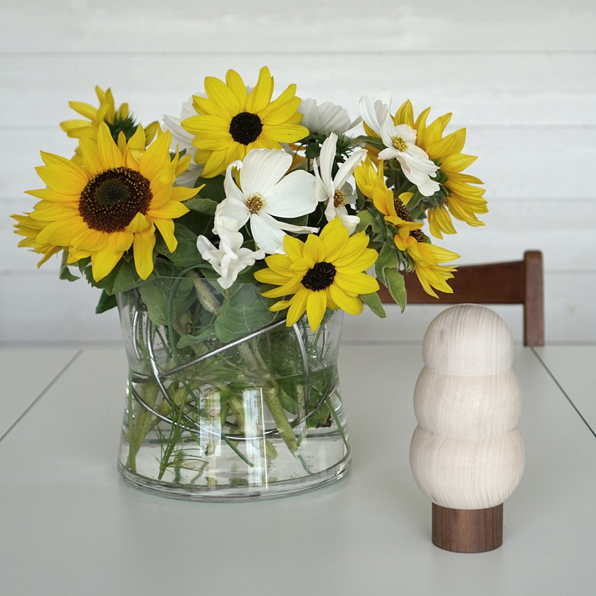 Sphere vas Large, Rostfritt stål