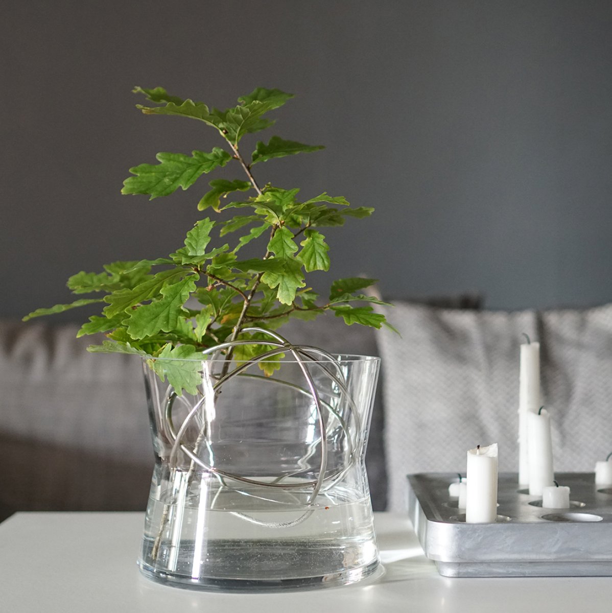 Sphere vas Large, Kopparpläterad