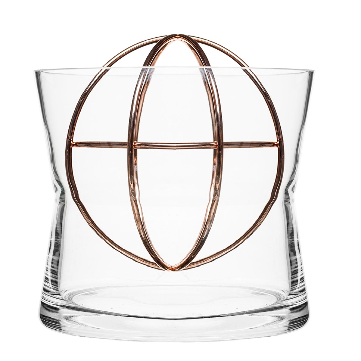 Sphere vas Large, Kopparpläterad