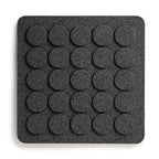 Grytunderlägg Kvadratisk DOTS, Svart kork
