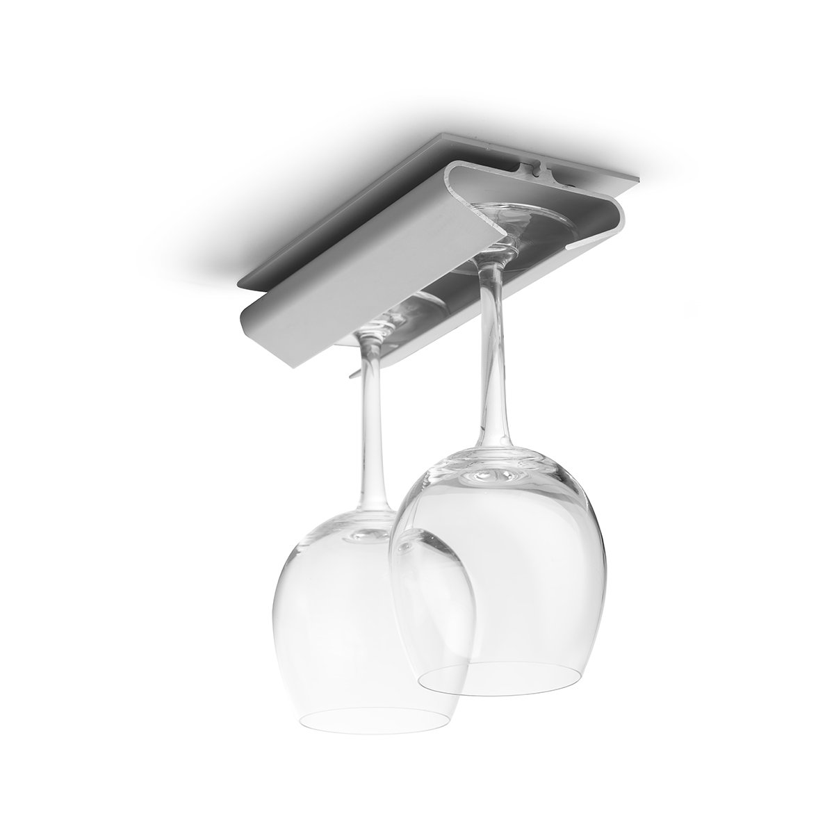 Glashållare 3-pack (20cm), Aluminium