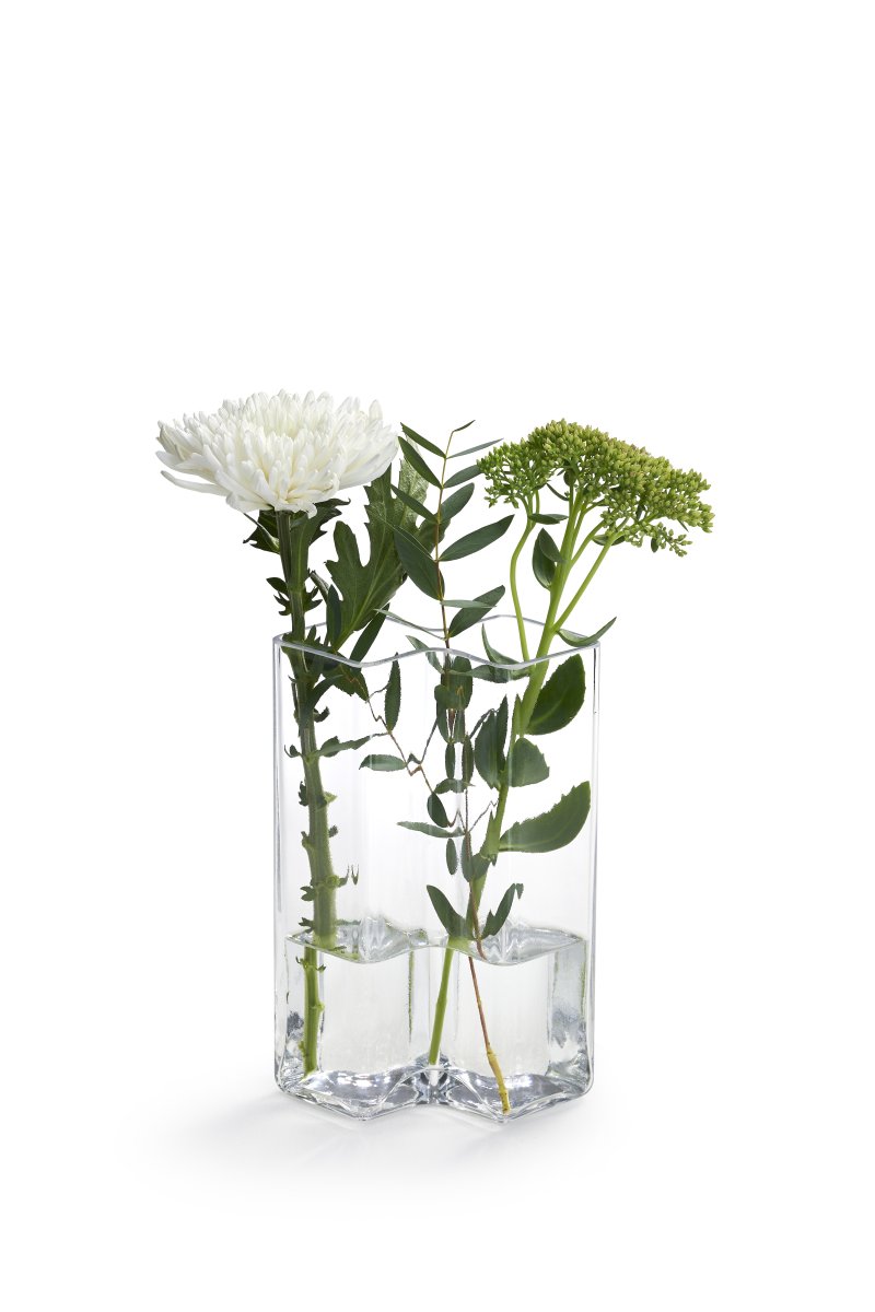 ROW vas 2-kamrar, klar glas