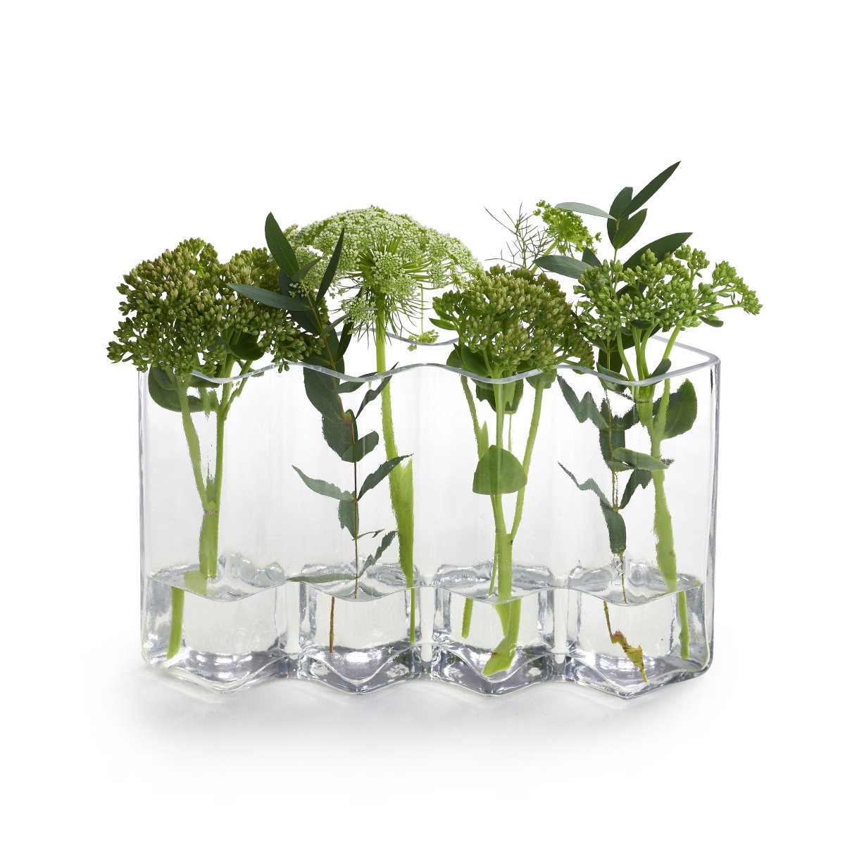 ROW vas 4-kamrar, klarglas