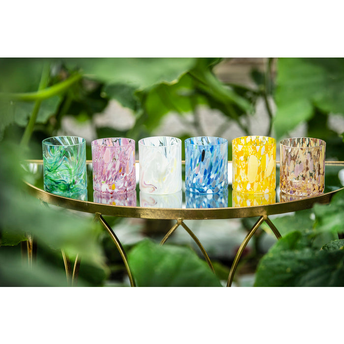 Magnor – Swirl Dricksglas/Ljuslykta – Vit Multi – 35 cl