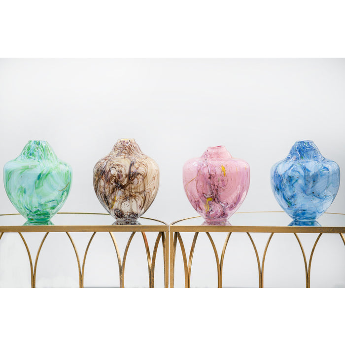 Magnor - Unik Skulptur Kunstglass Rosa Multi Medium 24 cm