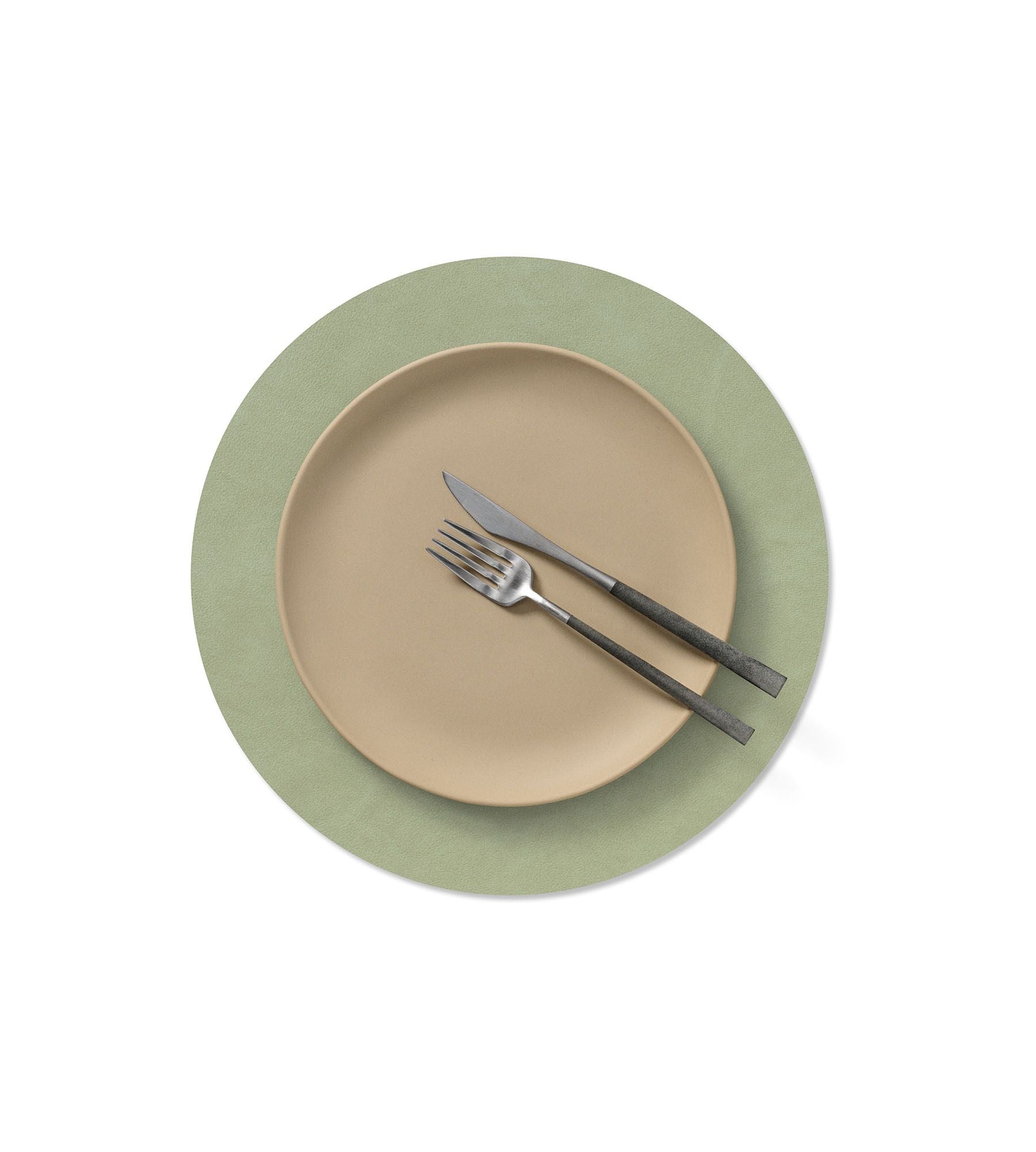 Circle M Bordstablett Dubbel Nupo 30 cm, Mörkgrön/Olivgrön