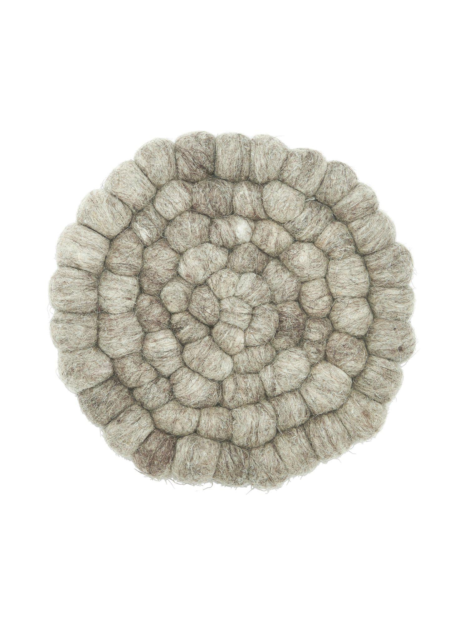 Nisha Grytunderlägg 20 cm, Nougat