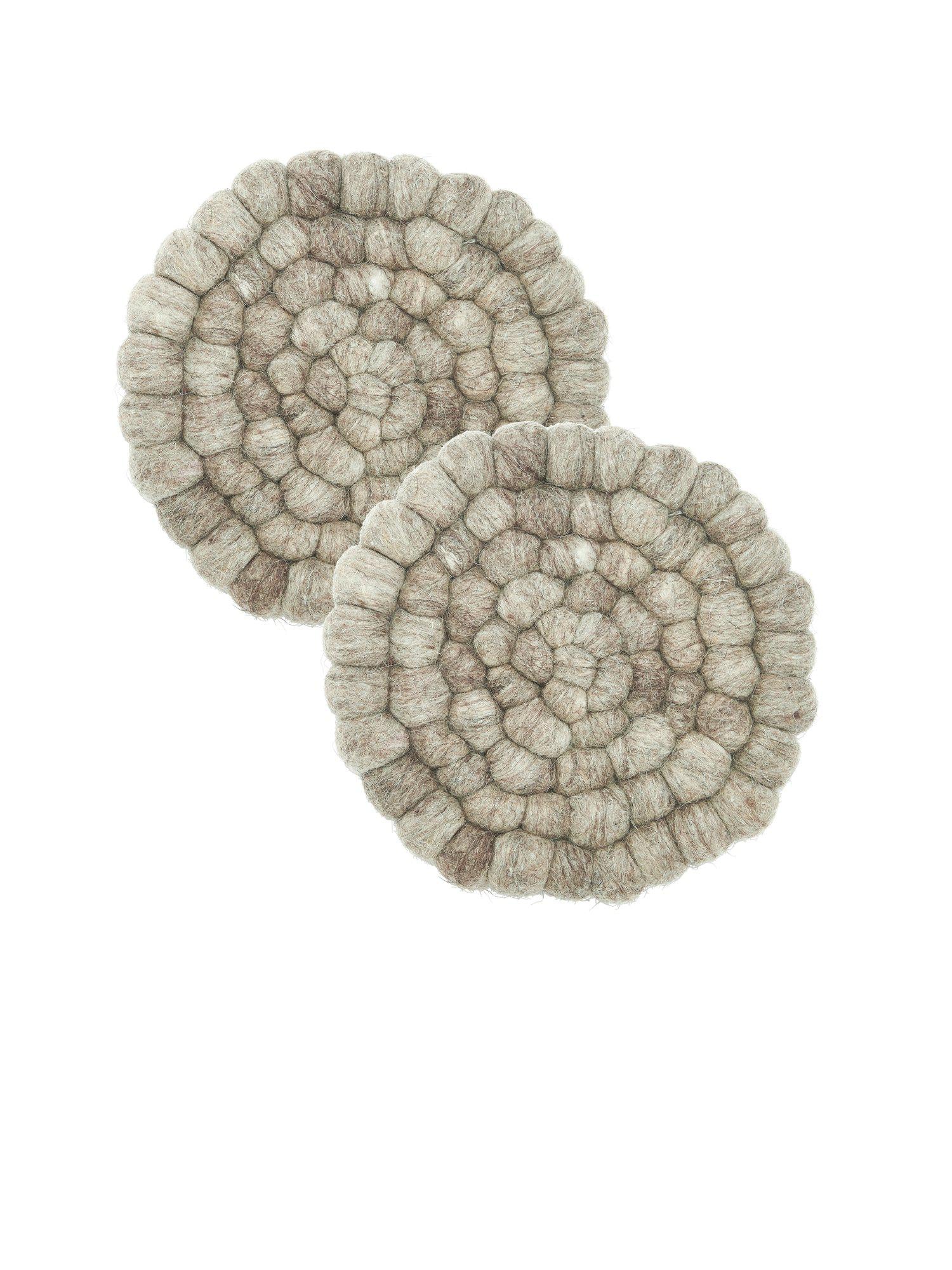 Nisha Underlägg 20 cm 2 pack, Nougat