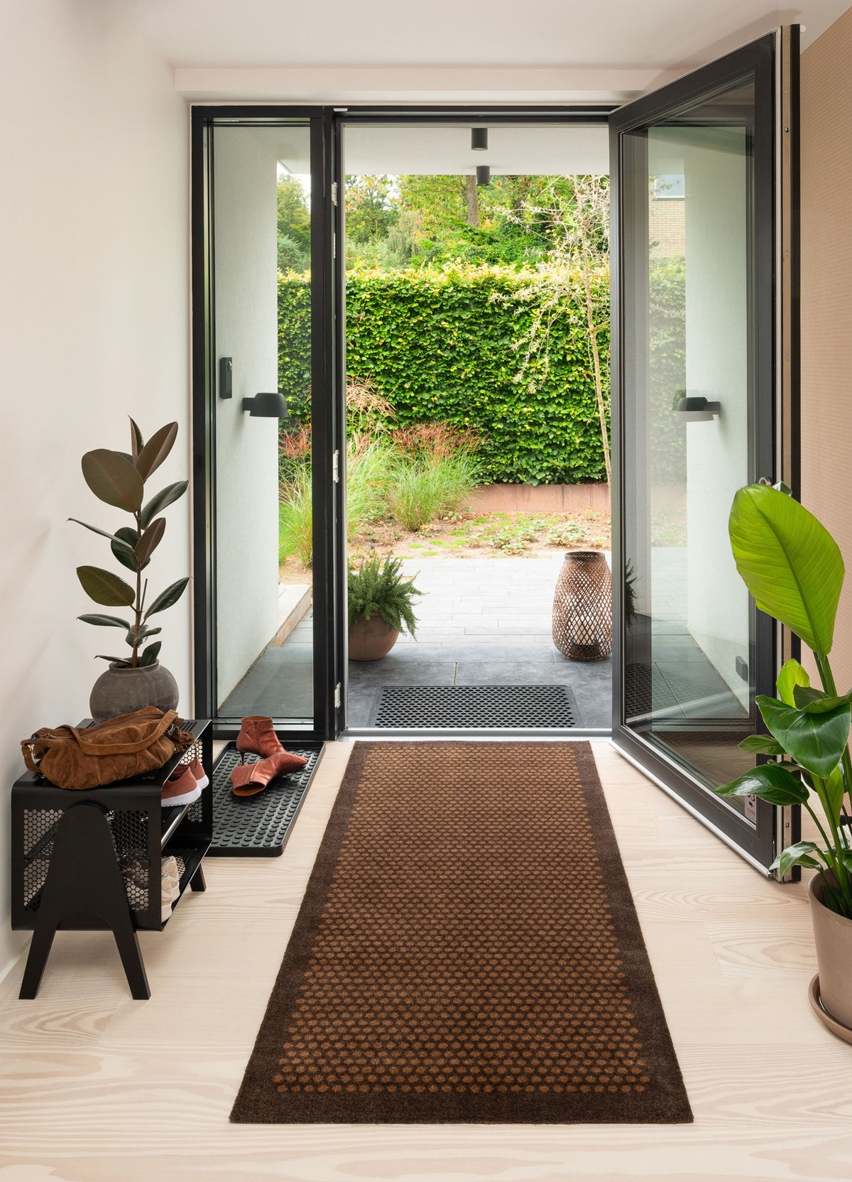 Rack golvhylla Dot svart, 52x35x50 cm