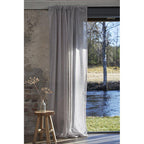 Bosse gardinset 135x240 cm, Linen/offwhite