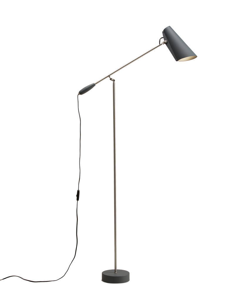 Birdy golvlampa Grå/Stål
