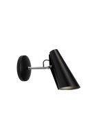 Birdy vägglampa Svart/Stål