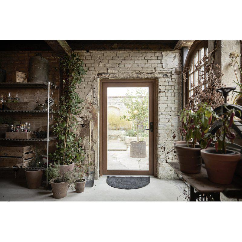 Merida matta halvmåne D60x90 cm, Svart