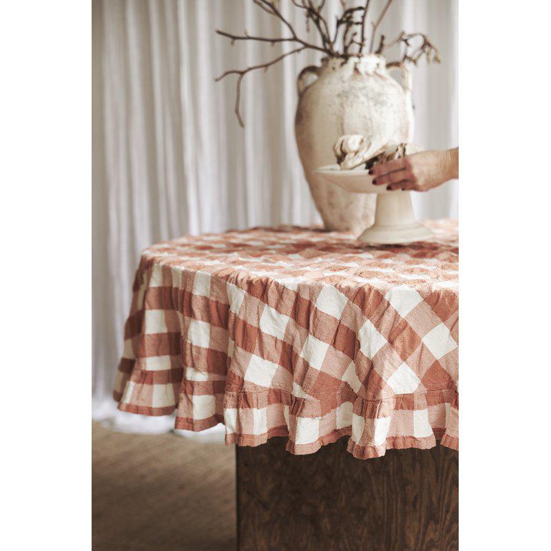 Kullavik Duk Ø170 cm, Rust/offwhite