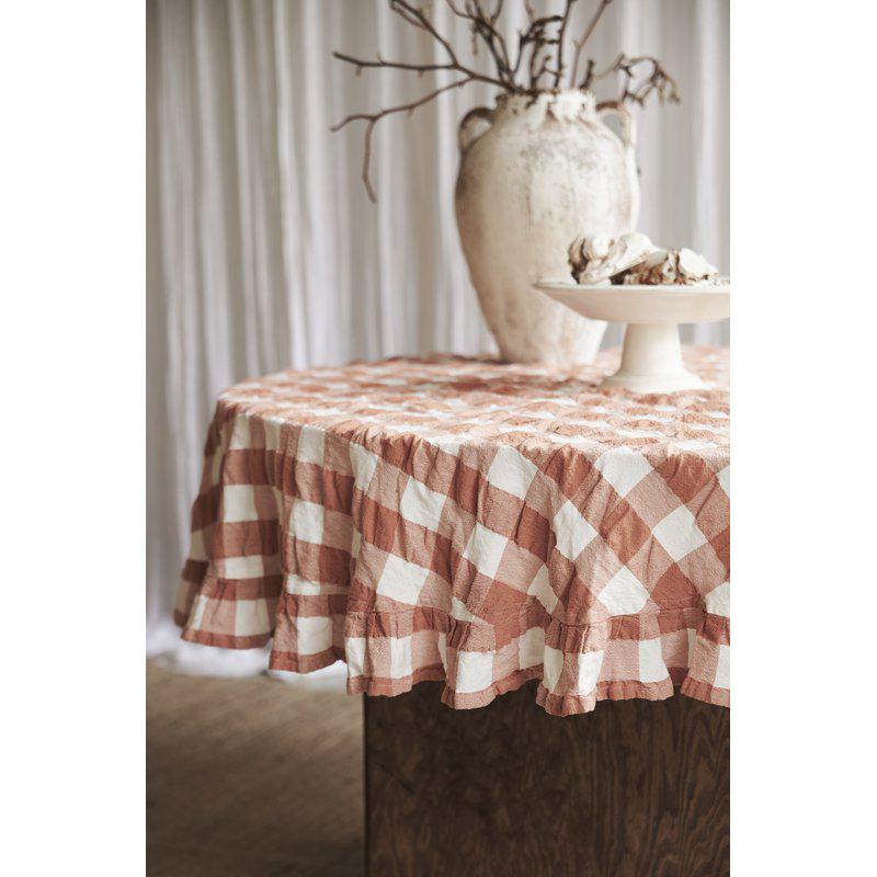 Kullavik Duk Ø170 cm, Rust/offwhite