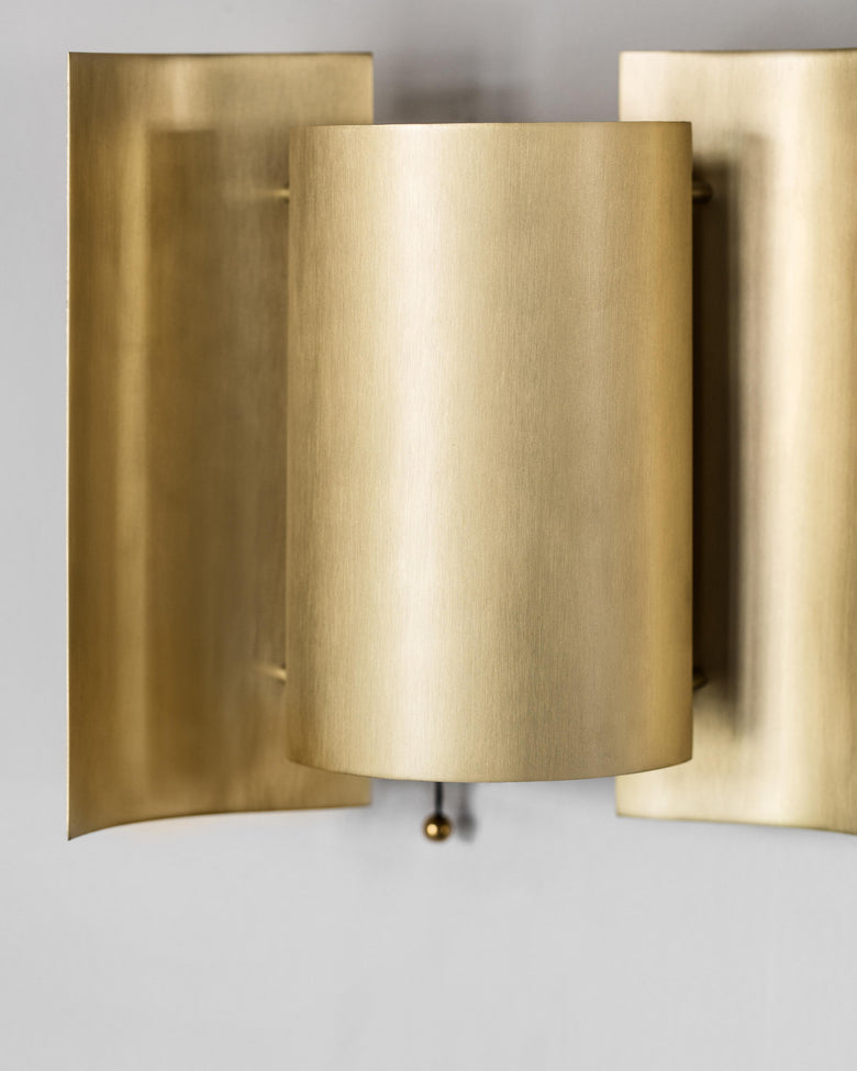 Butterfly vägglampa Mässing