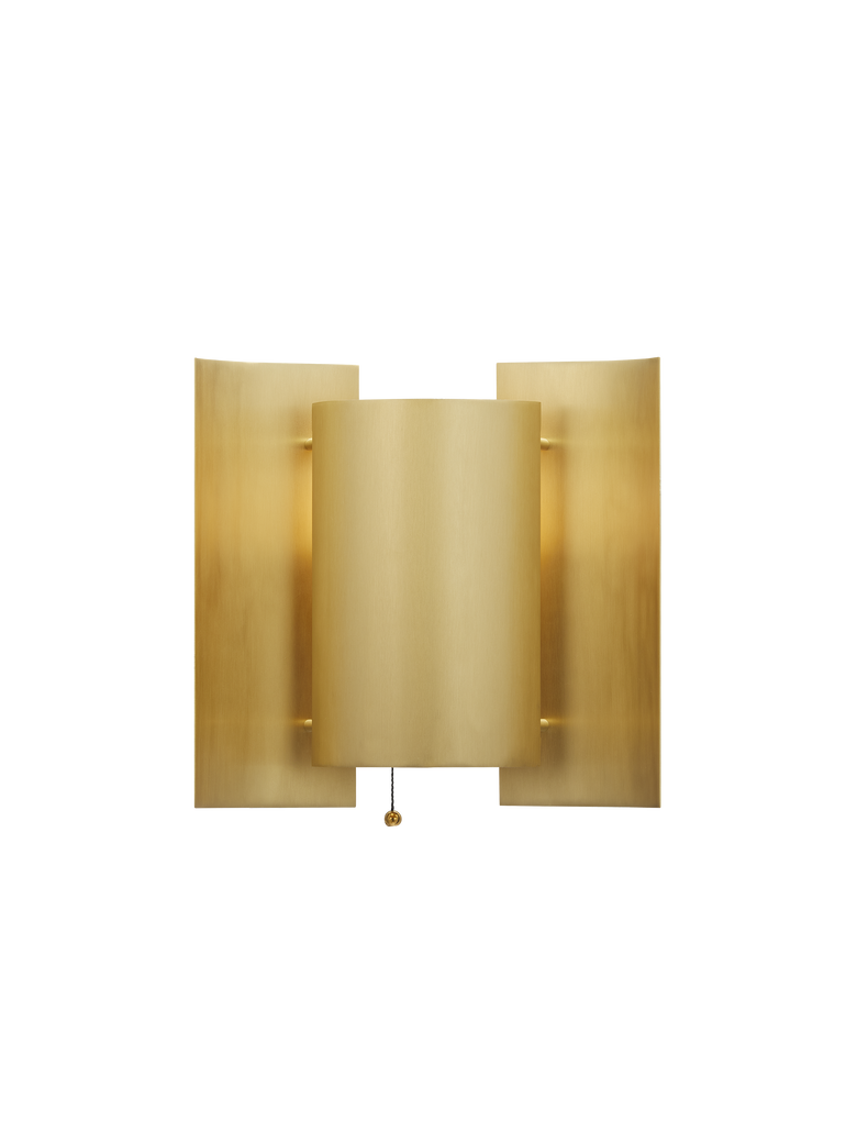 Butterfly vägglampa Mässing