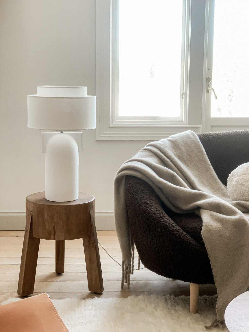 Figoll Bordslampa Vit