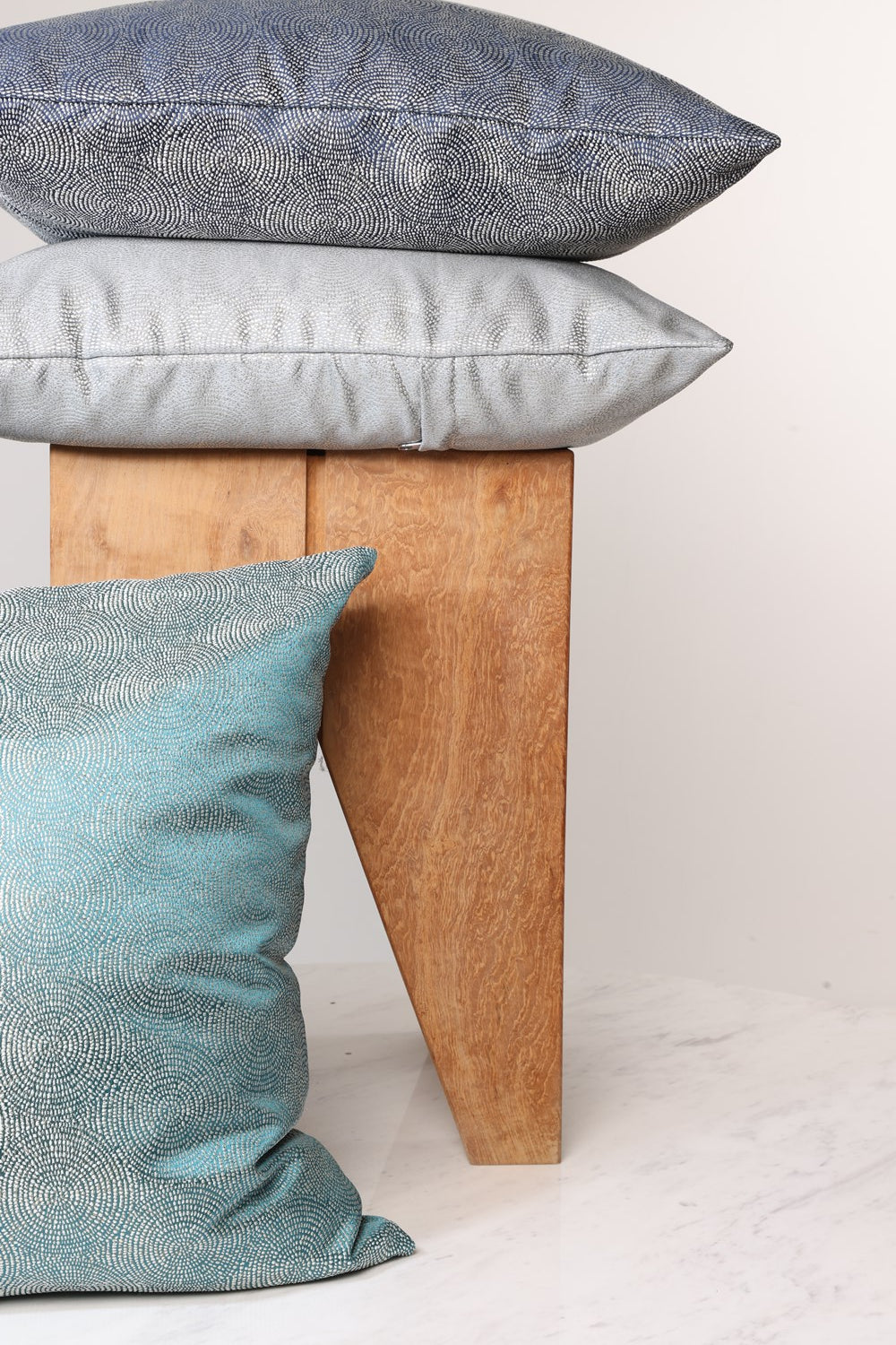 Kuddfodral Dots 50x50 cm, Petrol