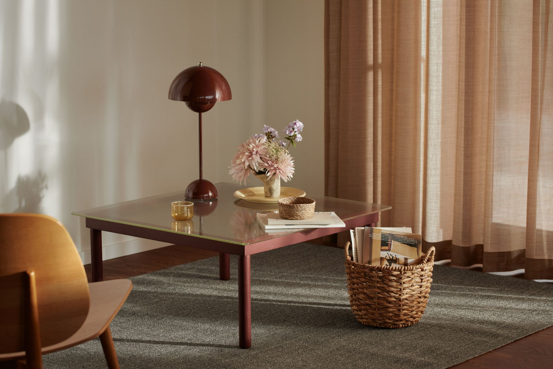 Lily Runda Tvinnade Förvaringskorgar 2-pack, Natur, Vattenhyacint