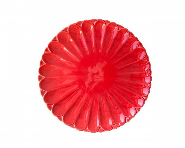 PROVENCE – Assiett med mönster, 18 cm, Tomatröd