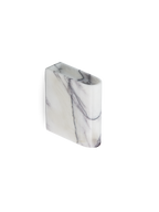 Monolit ljusstake Vägg Hög blandad vit marmor