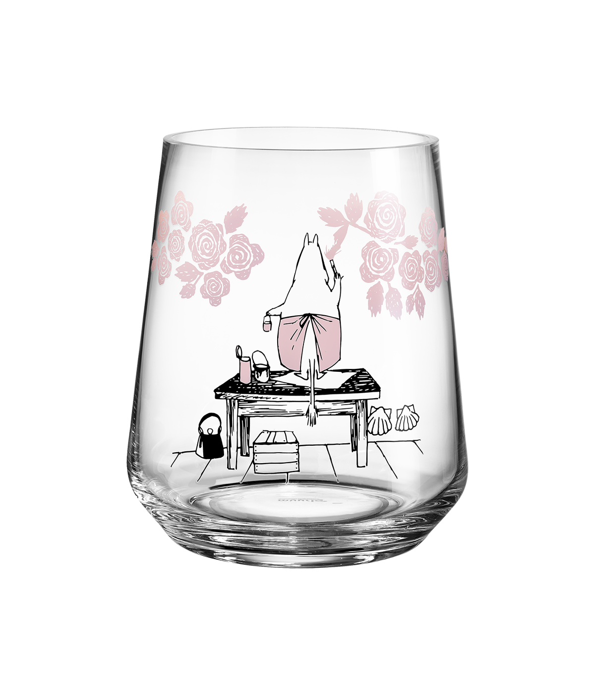 Moomin vas/ljuslykta 17,5 cm, Roses