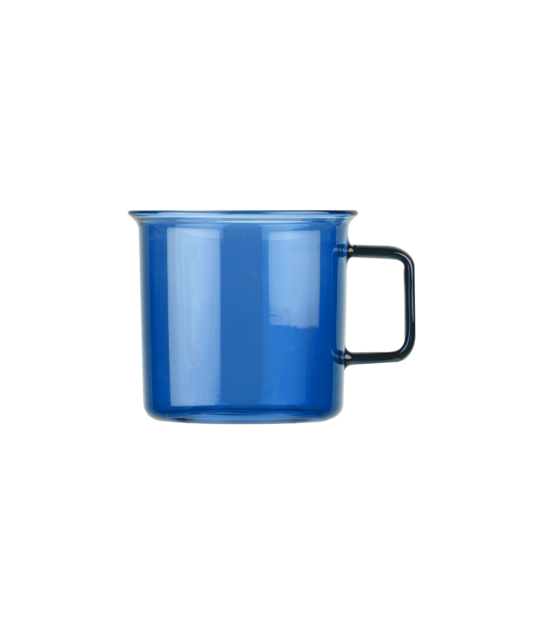 Glasmugg i borosilikatglas 6-pack, Blå 3,5 dl