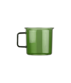 Glasmugg i borosilikatglas 6-pack, Grön 3,5 dl