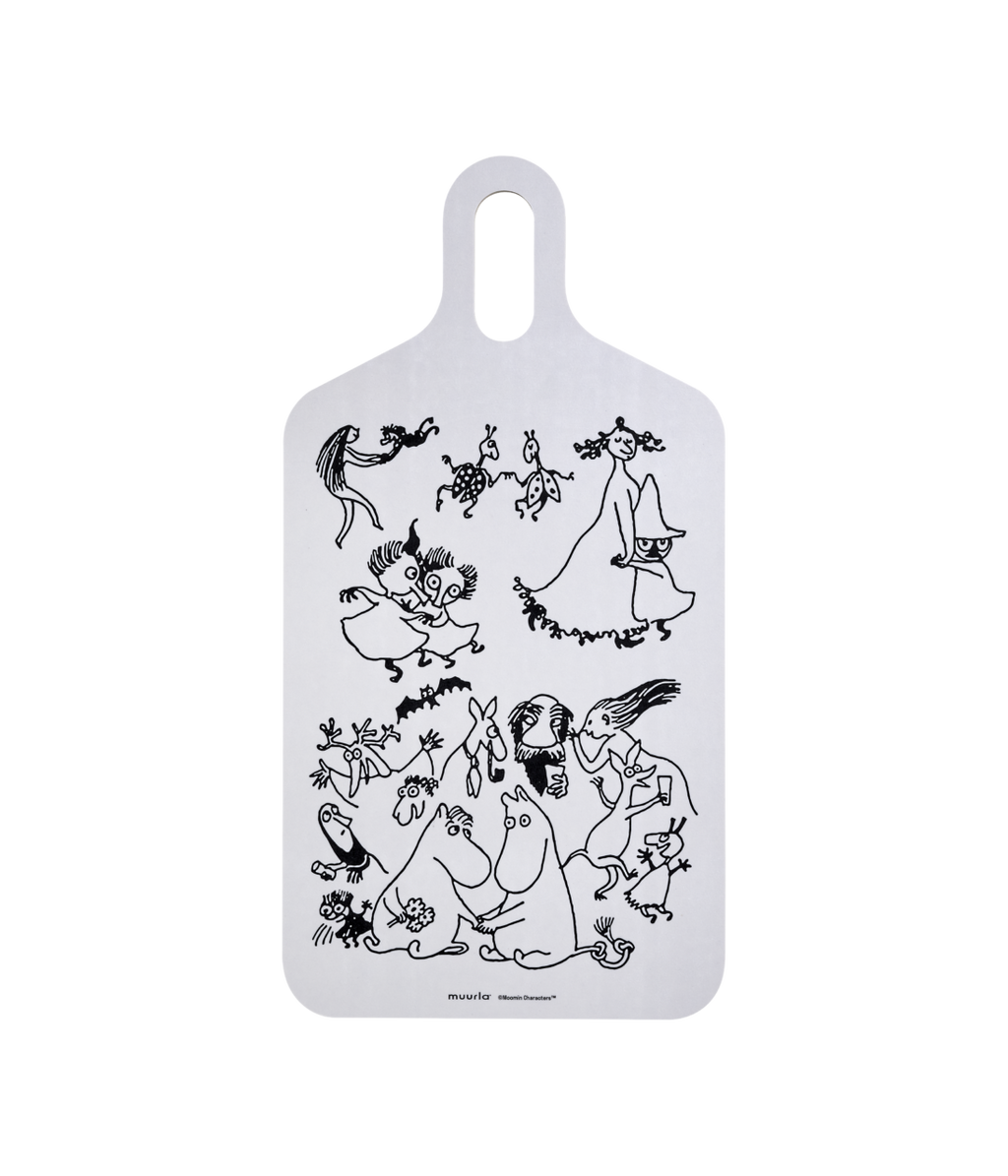 Moomin Chop & Serve skärbräda 23x44 cm, Moomin 80