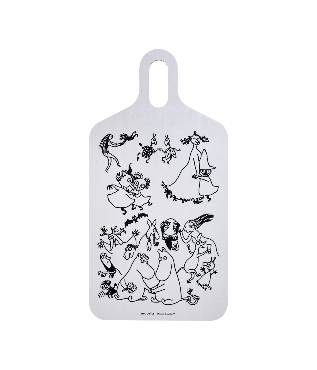 Moomin Chop & Serve skärbräda 23x44 cm, Moomin 80
