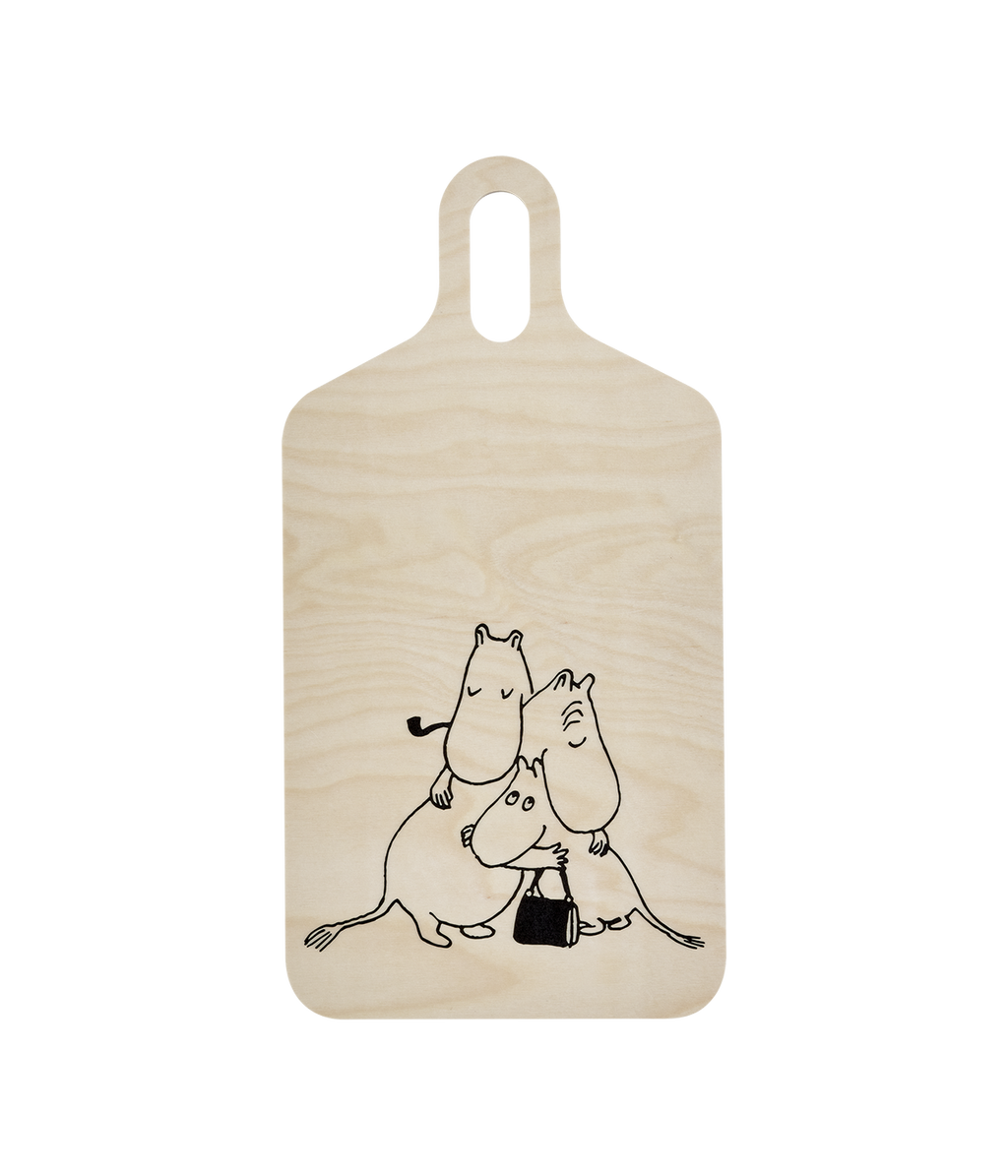Moomin Chop & Serve skärbräda 23x44 cm, Moomin 80