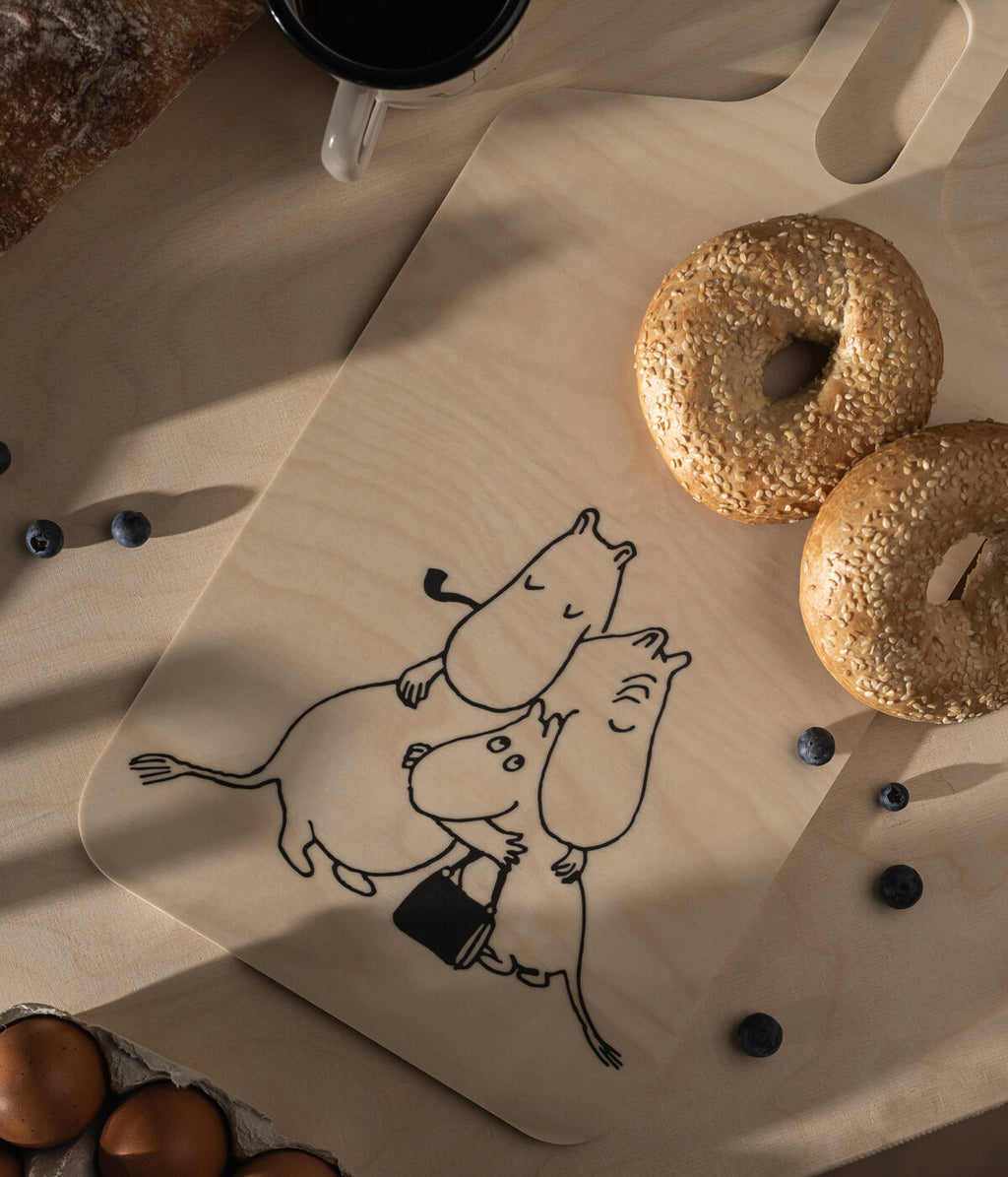 Moomin Chop & Serve skärbräda 23x44 cm, Moomin 80