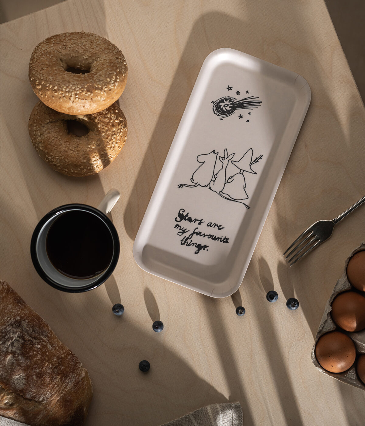 Moomin bricka 27x13 cm, Moomin 80