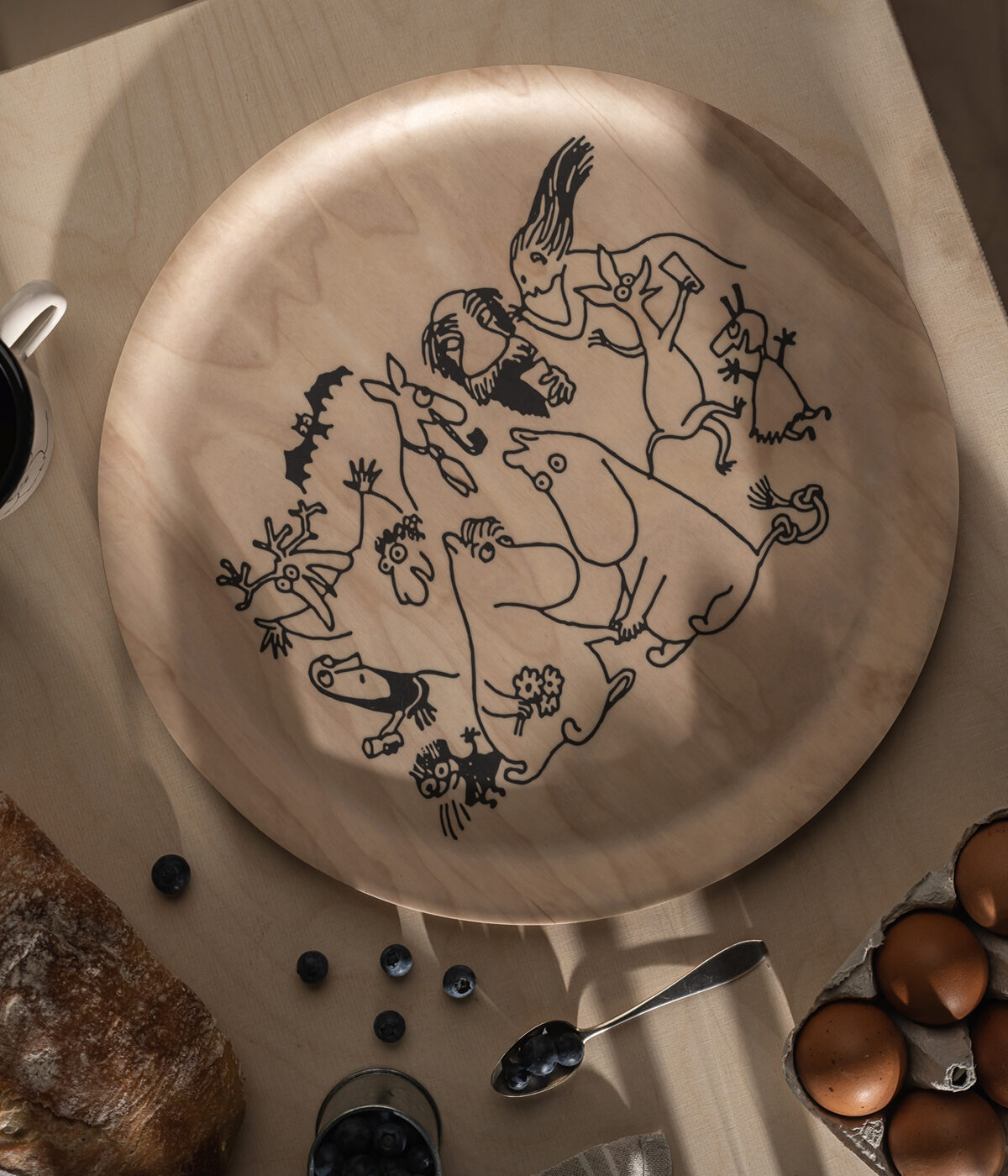 Moomin bricka Ø 35 cm, Moomin 80