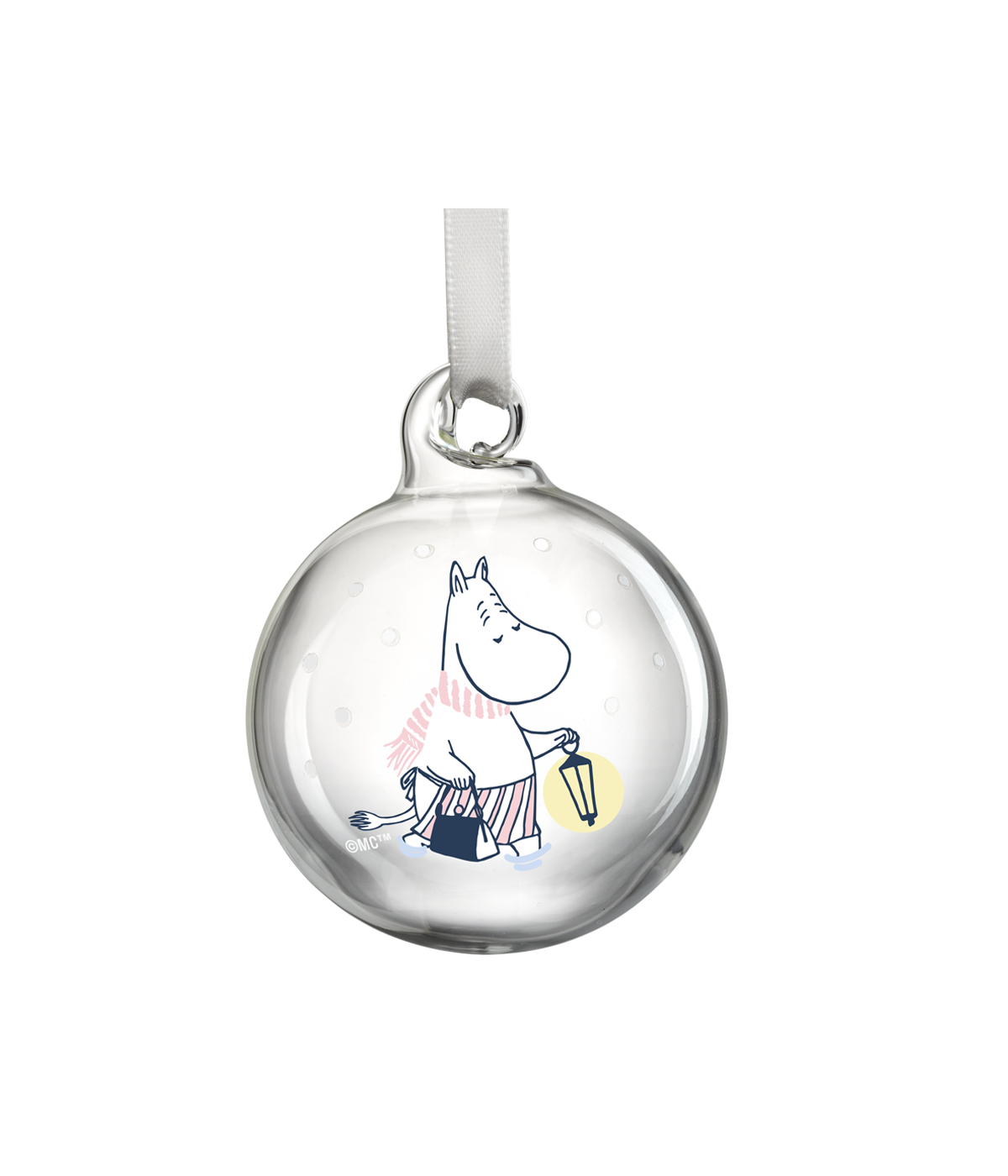 Moomin julkulor 5 cm, Let it Snow (4-pack)