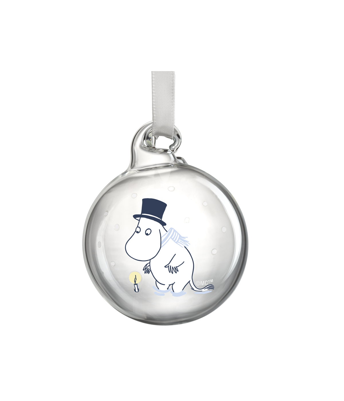 Moomin julkulor 5 cm, Let it Snow (4-pack)