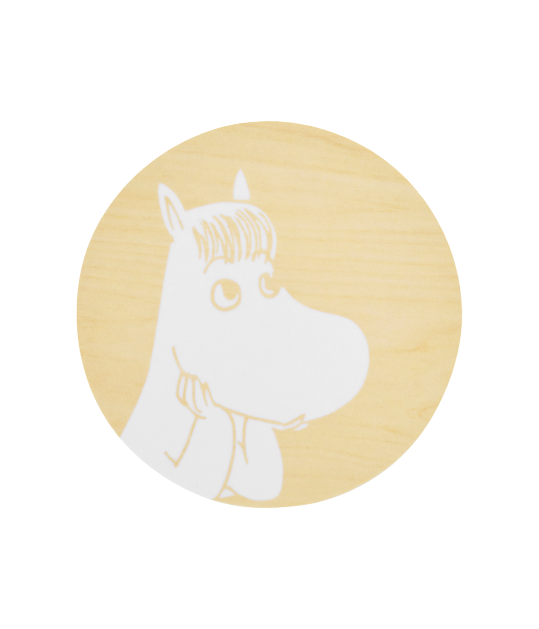 Moomin glasunderlägg Snorkmaiden 6-pack, Ø10 cm