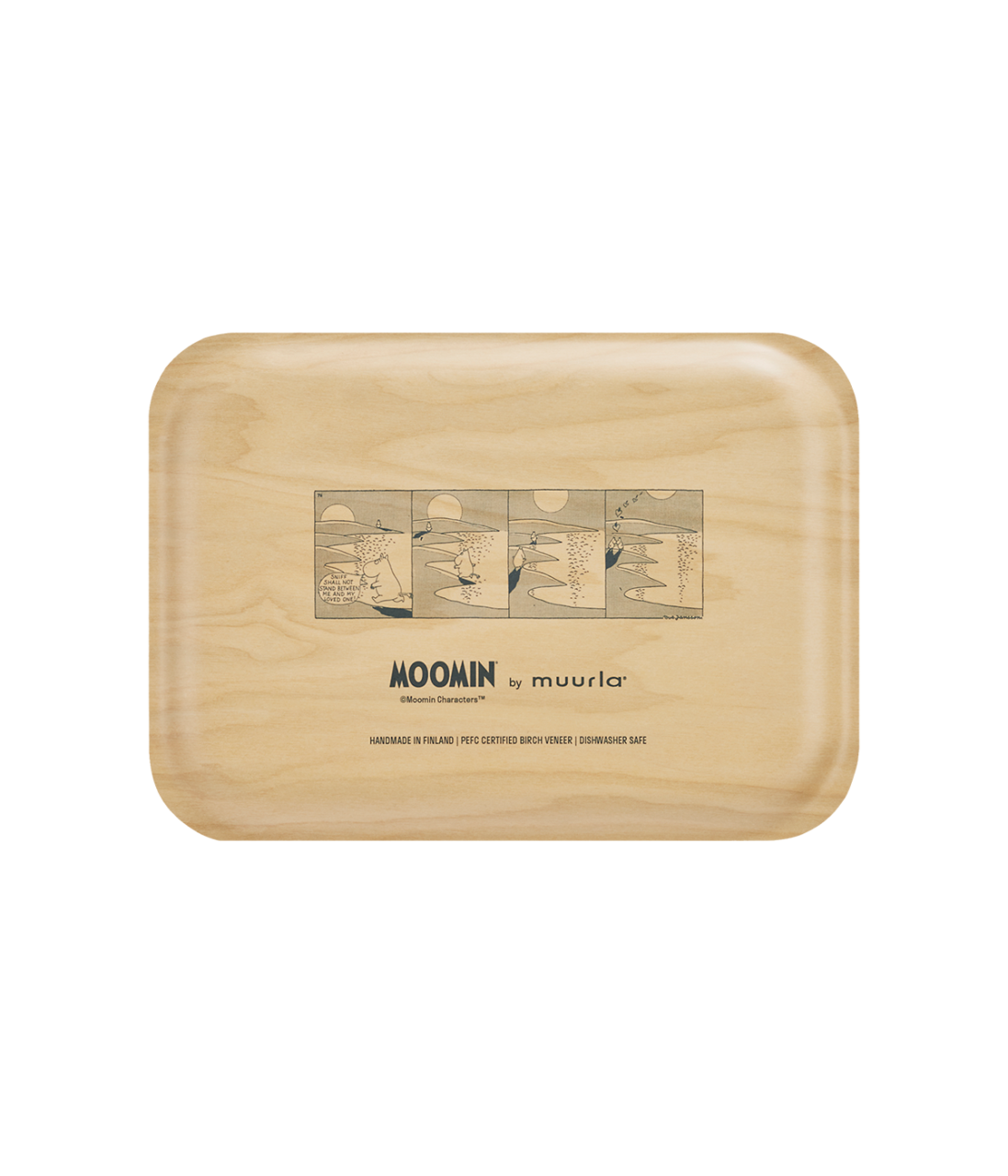 Moomin bricka 27x20 cm, A Moment