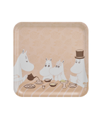 Moomin bricka 33x33 cm, Coffee Time