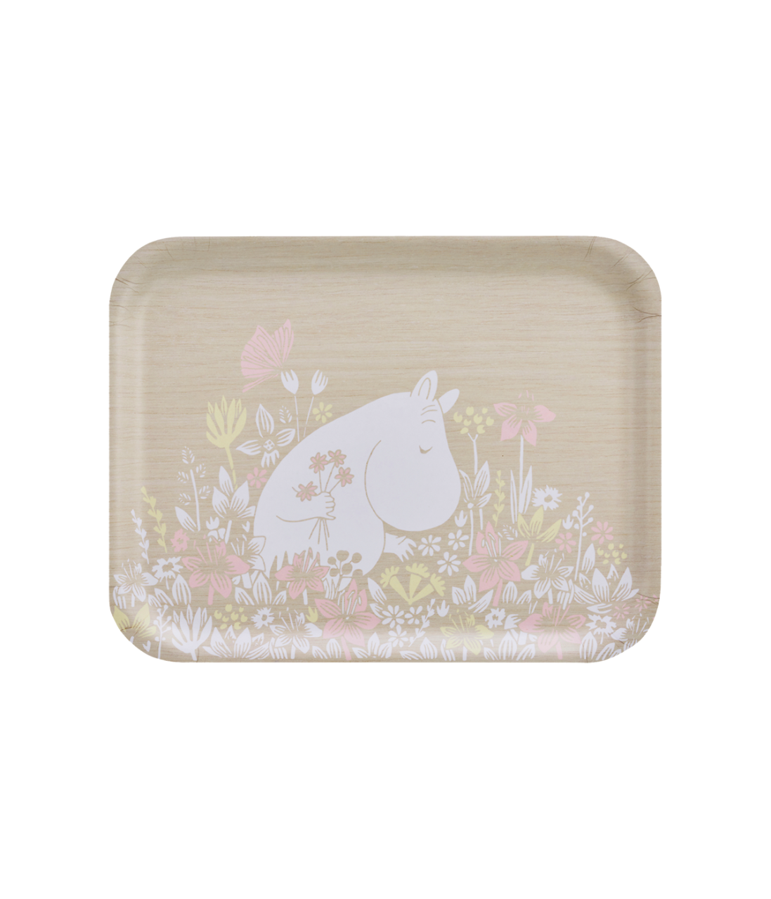 Moomin bricka 36x28 cm, Flower Field