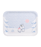 Moomin bricka 27x20 cm, Let it Snow