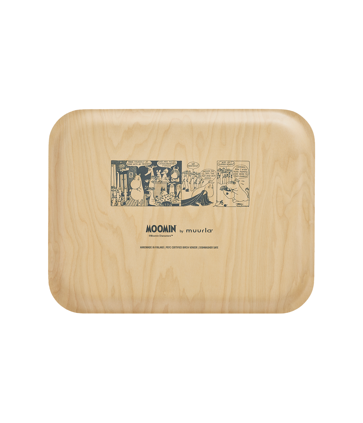 Moomin bricka 36x28 cm, Room for All