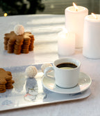 Moomin bricka 27x20 cm, Let it Snow