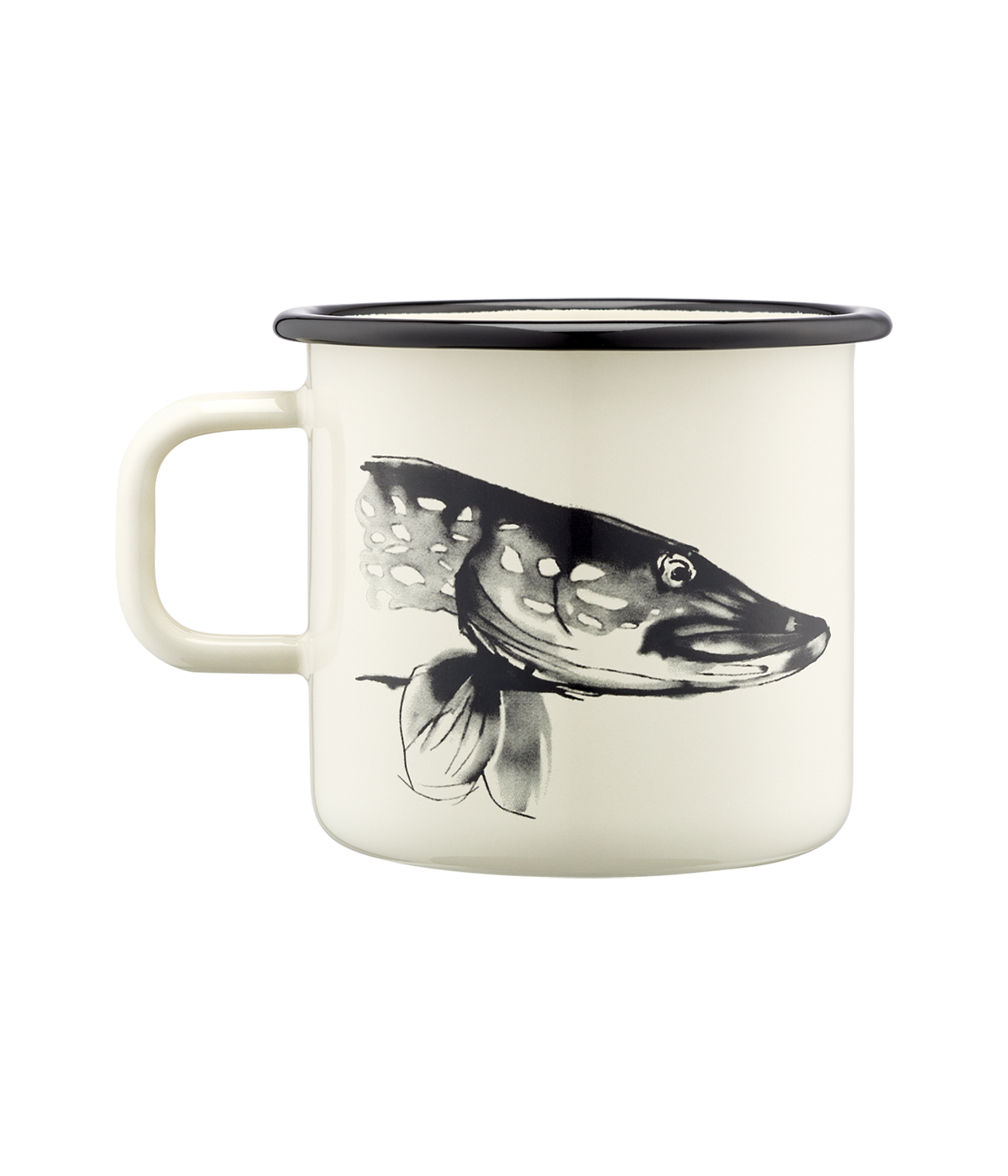 Teemu Järvi emaljmugg 55 cl, Pike & Trout