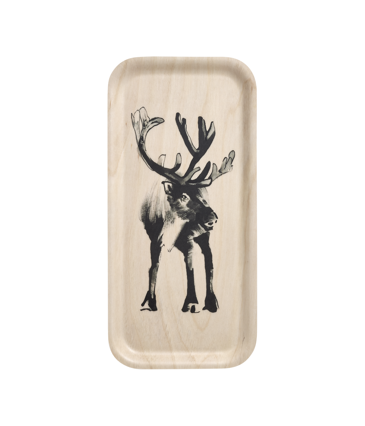 Teemu Järvi bricka 27x13 cm, Reindeer